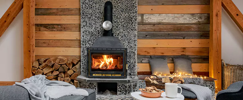 Thelin Hearth Products Direct Vent Gas Stove Fireplace Inspection in Roosevelt, New York